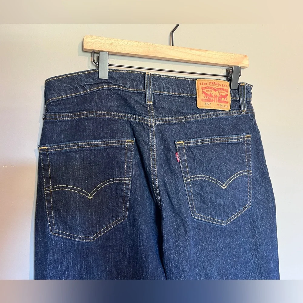 Levi's Blue Jeans Size W36 L32 - Picture 4 of 7